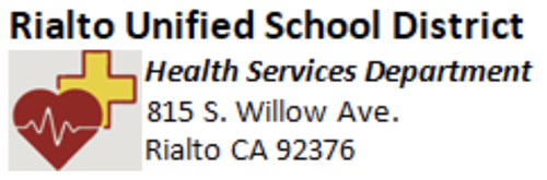 Rialto Unified School District Health Services Department
